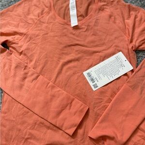 lululemon athletica Coral Long Sleeve Top